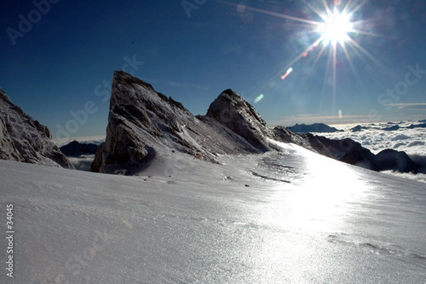 Obraz glace et soleil