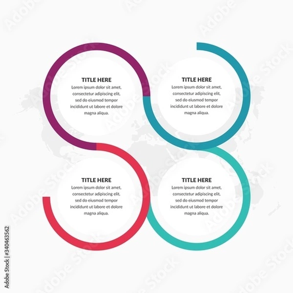 Fototapeta Business Infographic Element Premium Vector