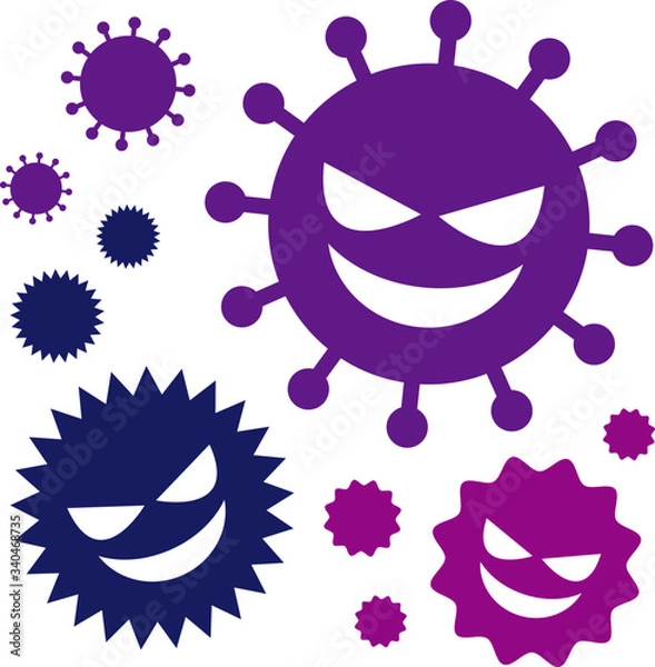 Obraz ウイルスのキャラクター