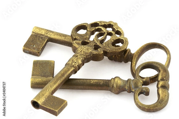 Obraz three old keys