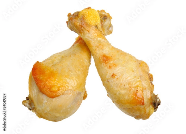 Obraz roasted chicken drumsticks
