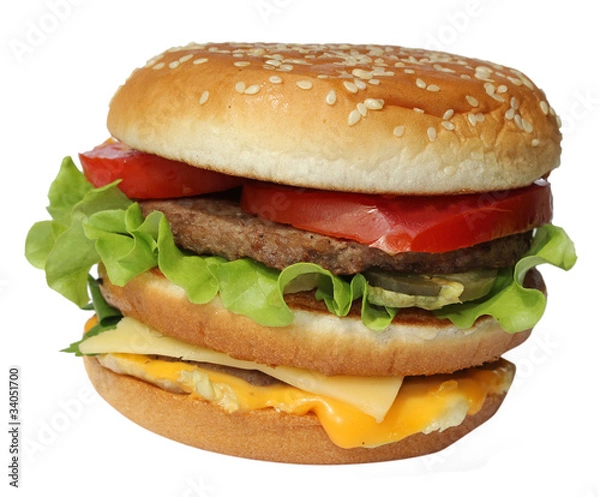 Fototapeta cheeseburger