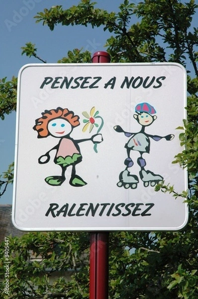 Fototapeta pensez à nous