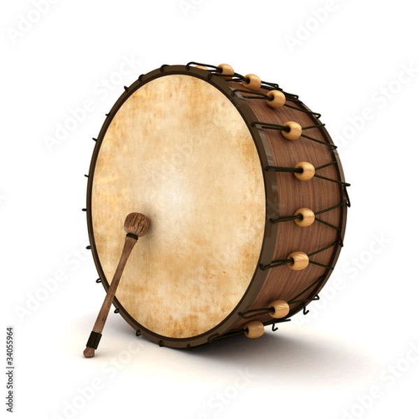 Obraz Ramadan Drum 3D Rendered Isolated