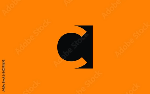 Fototapeta C Letter Icon or Logo design, Vector Template