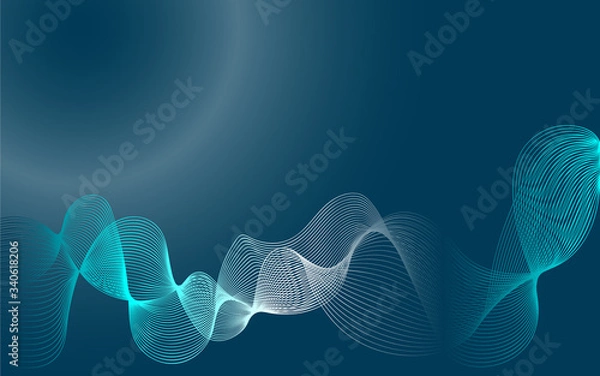 Obraz abstract background of lines vector image