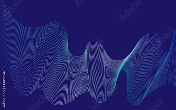 Fototapeta abstract background of lines vector image