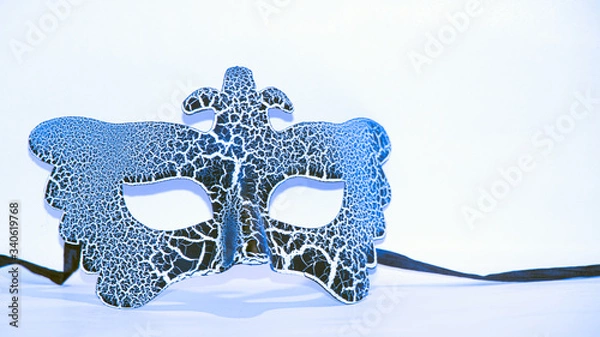 Fototapeta mask the time in isolation