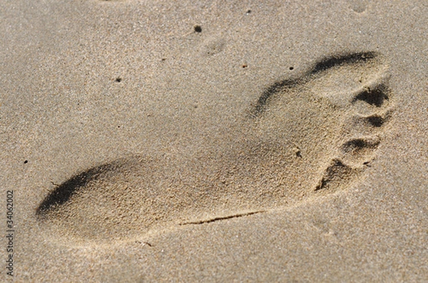 Fototapeta Sandstrand, Symbol