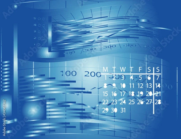 Obraz decorative background with graphic