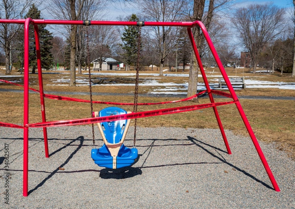 Obraz Park on lockdown