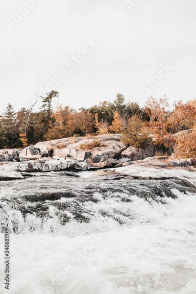 Obraz river in winter