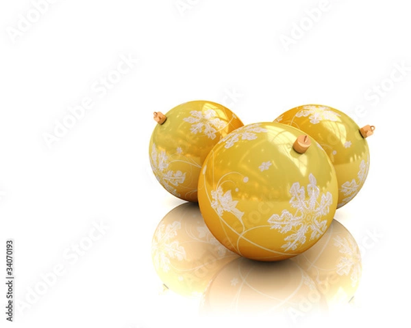 Obraz Christmas balls