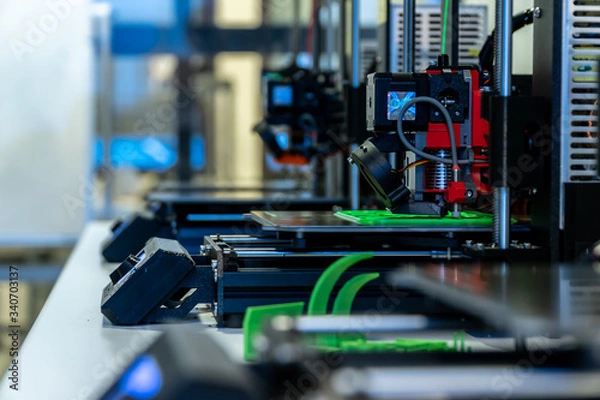 Obraz 3D printers detail