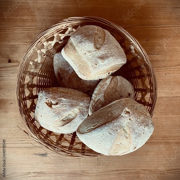Obraz bread in a basket