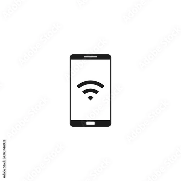 Fototapeta vector icon Wi-Fi . Lorem Ipsum Illustration design