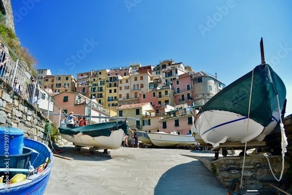 Obraz Big boards at cinque terre