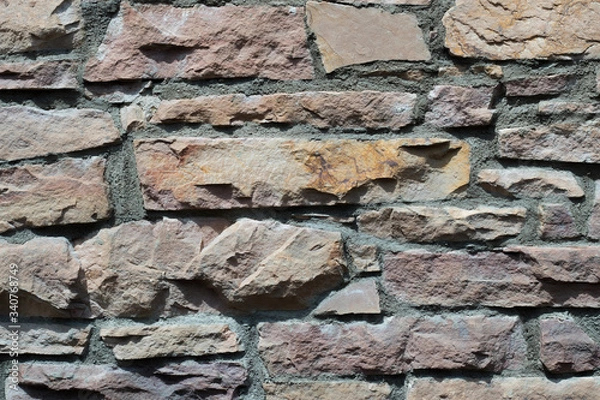 Obraz Wall Stone Texture Brick Rock Pattern