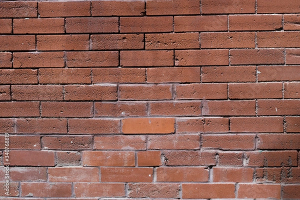 Obraz Brick Wall Red Texture Pattern Old Architecture