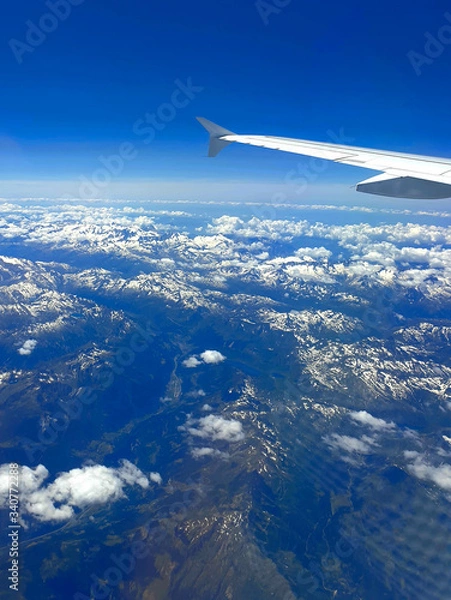 Obraz Traveling by plane.