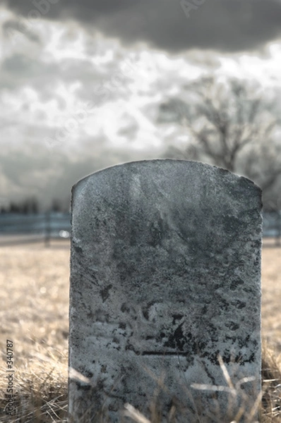 Obraz blank headstone