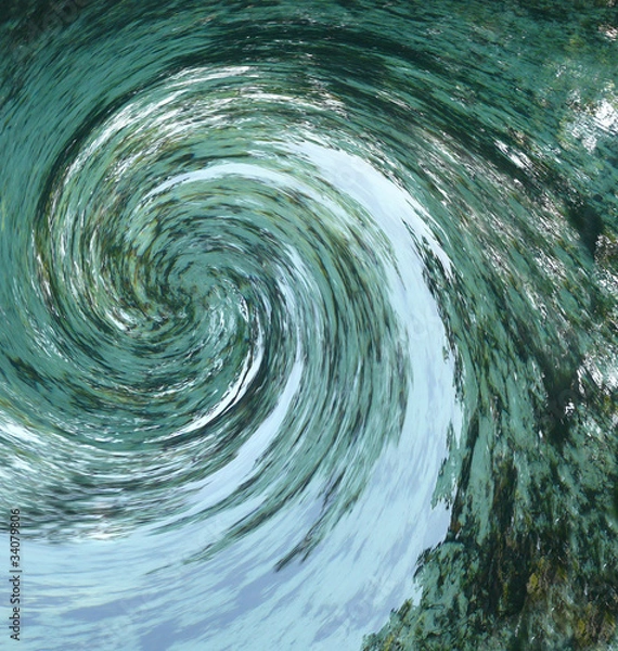 Obraz Green Water Twist