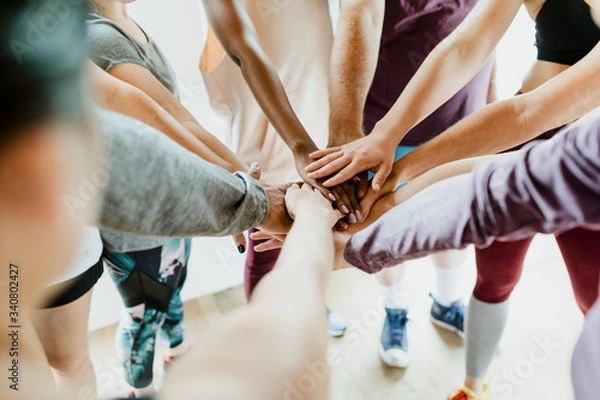 Obraz Teamwork at the gym