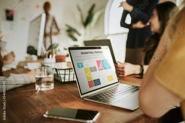 Obraz People in a creative meeting