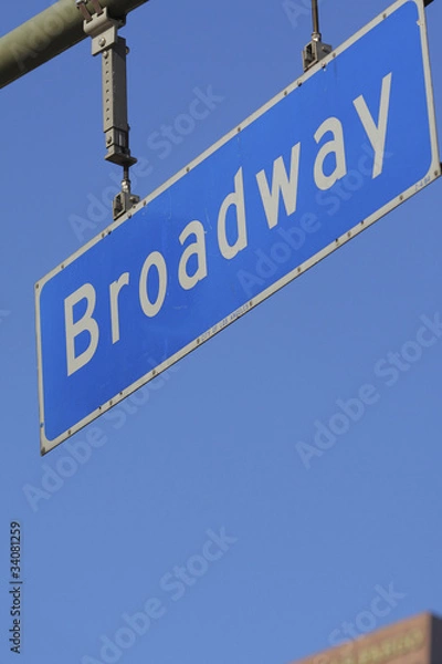 Fototapeta ブロードウェイ通りの標識