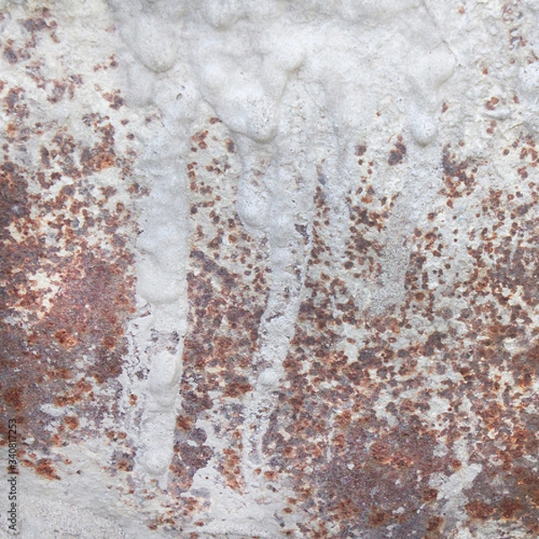 Fototapeta color rust texture with old paint 