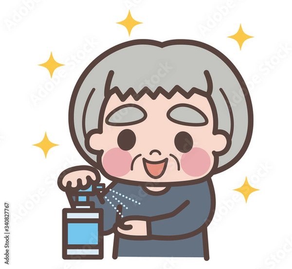 Fototapeta アルコール消毒