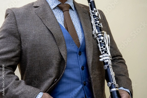 Obraz Casual clarinetist 