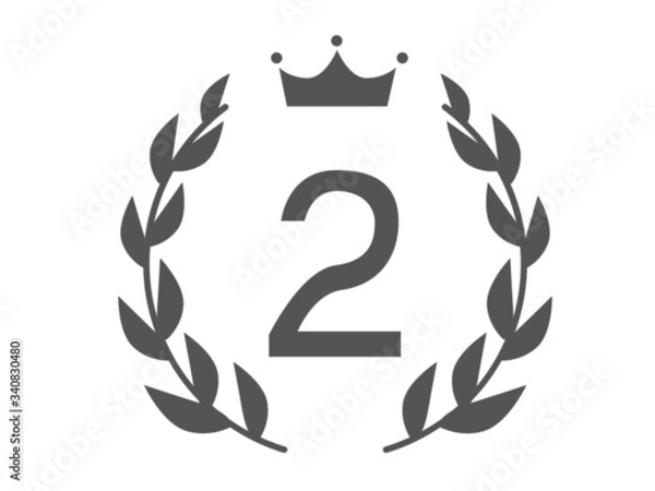 Fototapeta web制作素材_2位マーク