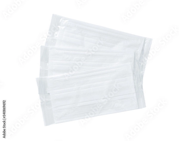 Fototapeta Mask placed on a white background