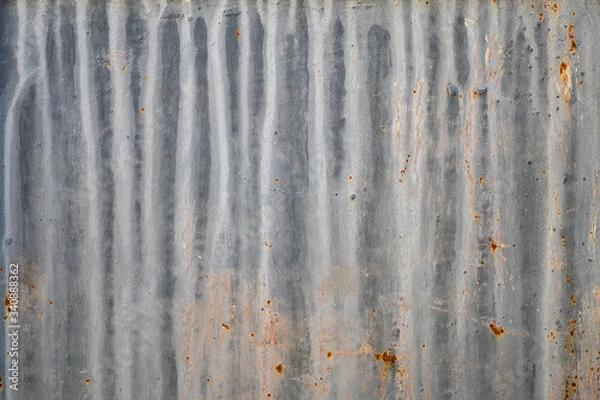 Fototapeta 
texture of iron, painted and rusty