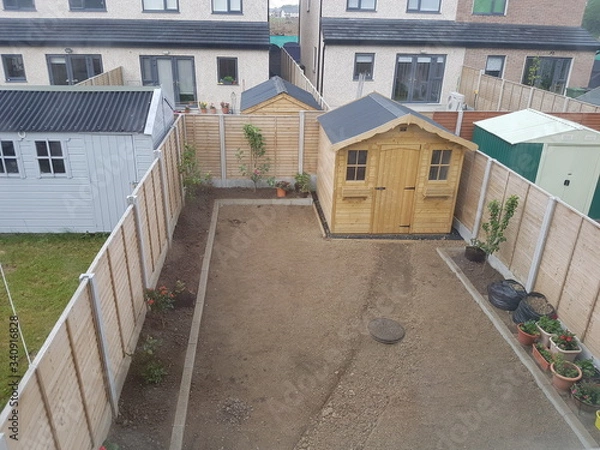 Fototapeta garden construction