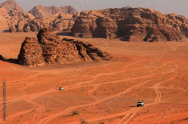 Obraz Wadi rum desert Jordan.