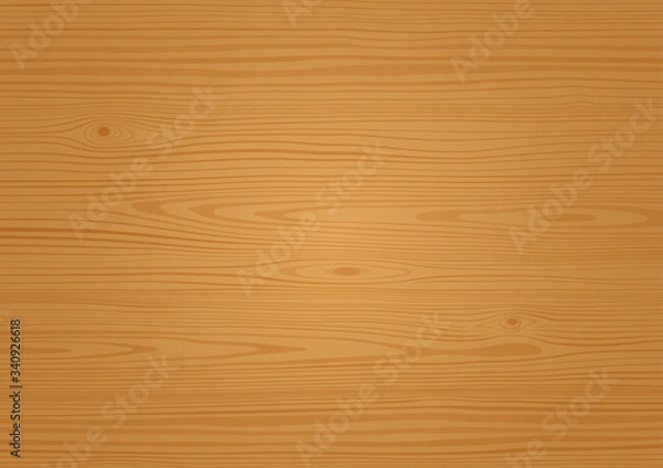 Obraz Wood Texture Brown Oak Effect Vector Illustration Background