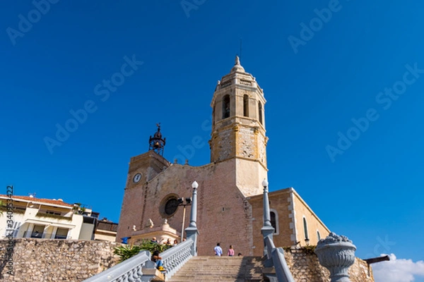 Obraz Landscape of Sitges in Barcelona, Spain