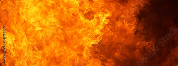 Obraz blaze fire flame conflagration texture for banner background