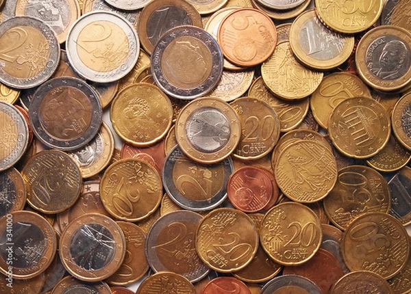 Obraz euro coins