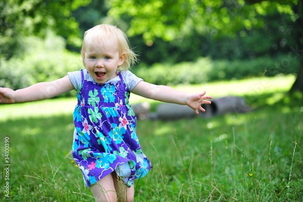 Obraz small baby girl