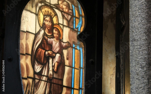 Obraz stained glass window