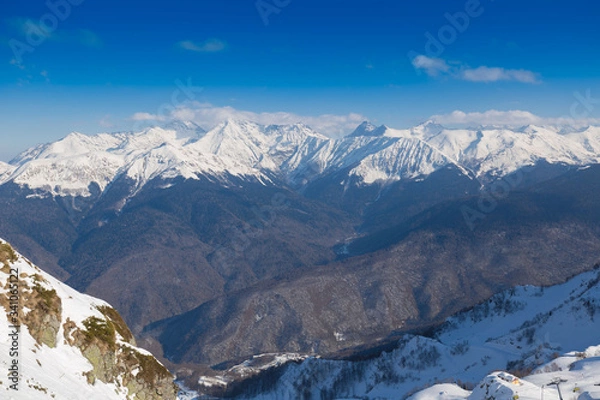 Obraz Mountain day winter