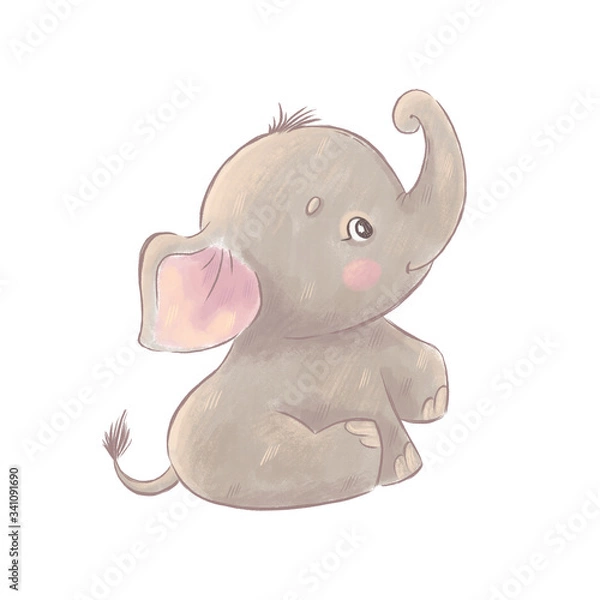 Obraz Cute baby elephant
