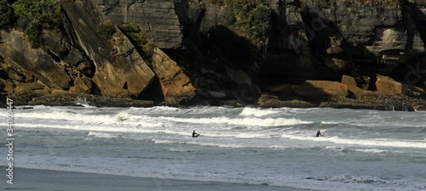 Obraz Surferzy w oceanie