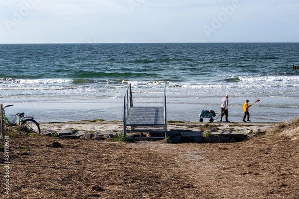 Obraz Hiddensee, Germany, 10-14-2019, Hiddensee Island in the Western Pomerania Lagoon Area