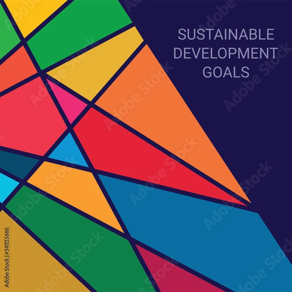 Fototapeta Sustainable Development Goals. Global