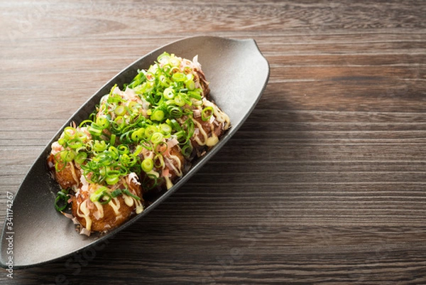 Obraz Takoyaki - ネギたこ焼き