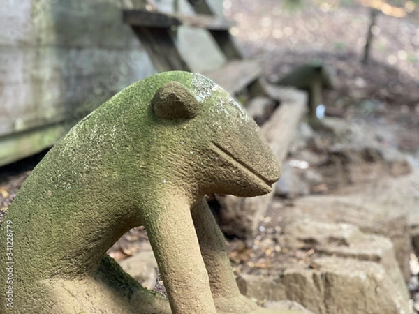 Fototapeta 狛犬(大岳神社)